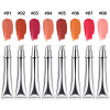 8-Color Silver Tube Blush Liquid Velvet Matte Texture Waterproof Cruelty-Free Vegan Liquid Blush for Cheeks