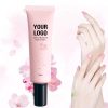 Custom logo 30ml Moisturizing Hand Cream peach Lotion Moisturizing hand cream
