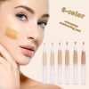 6 Colors Smooth Texture Waterproof Long Lasting Full Coverage Contour Face Makeup Liquid Concealer custom logo small batch