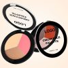 3 in 1 Cream face Palette Multi-color Combination Long-lasting Pigmented Highlighter Contouring Blush Cream
