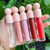 Long-Lasting Lip Stain Palette - 58 Custom Colors, Waterproof & Feathering-Resistant, Velvet Texture