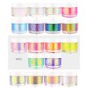 Professional Eye Makeup 18 Colors Waterproof Long Wear Shimmer Glitter Liquid Eyeshadow Glitter Flakes Gel for Face Body Hair