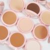 Private Label Vegan Matte Pressed Setting Powder 14 colors Long Lasting Oil Control Face Makeup Compact Foundation makeup