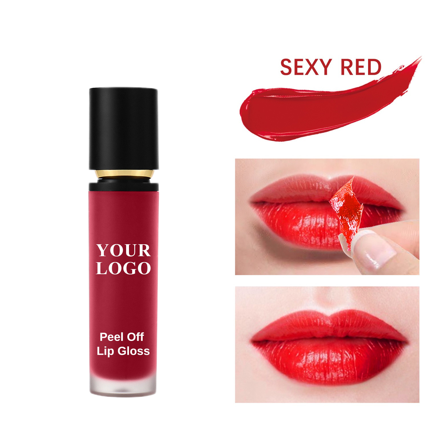 Custom logo small batch Full Custom 6 Color Peeling Off lipgloss Fruit-Flavored Moisturizing High Pigment Matte Peel off Lip Stain Lipstick - Image 2