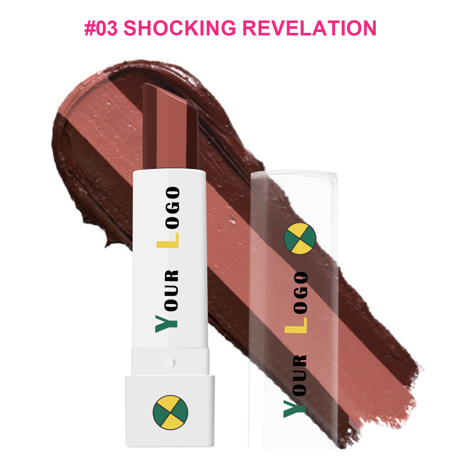 custom logo small batch 3-in-1 Vegan Cruelty Free Lip Moisturizer New Magic Matte Lipstick with Three Colors Fashion Style - Image 4