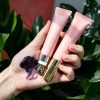 Custom Logo Fruit Clear Lipgloss Private Label Vegan Lip Plumper Oil Moisturizing Plumping Lip Gloss With Squeeze Tubes