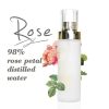 Damask Rose Water Hydrating Facial Toner Mist for Dewy Radiant Skin 100% Vegan Refreshing Conditioning Soothing Redness Reducing