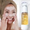 Private Label 24K Golden Face Wash Custom Logo Makeup Oil Control Brighten Whitening Facial Cleanser