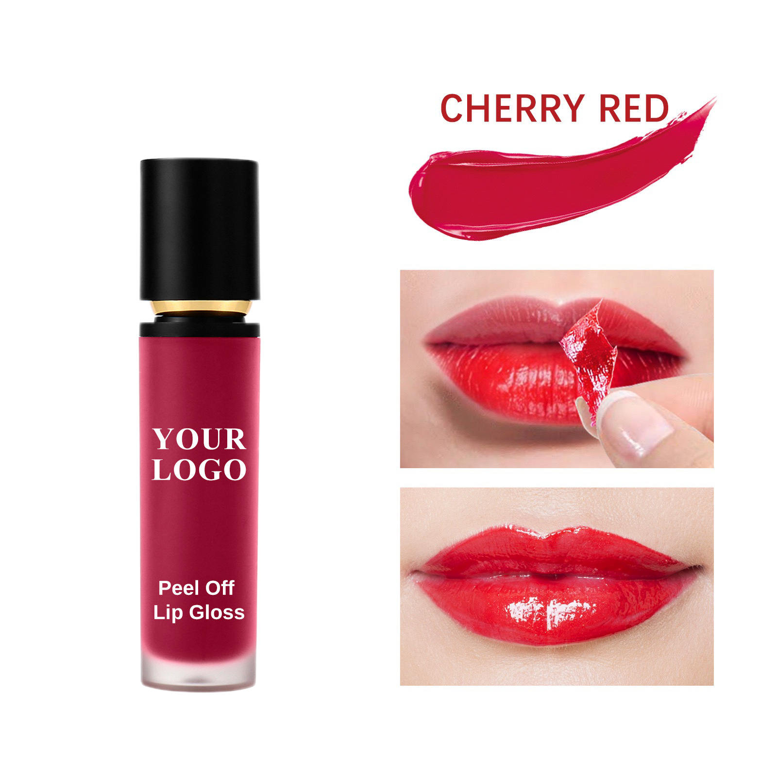 Custom logo small batch Full Custom 6 Color Peeling Off lipgloss Fruit-Flavored Moisturizing High Pigment Matte Peel off Lip Stain Lipstick - Image 5