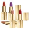 Golden tube Matte Lipstick High Quality Creamy Waterproof Custom Logo Brown Vegan Nude Velvet Long Lasting Red Lipstick