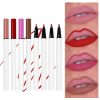 4 Colors Liquid Lip Liner Matte Waterproof Long Lasting Easy Pigment Vegan Private Label Custom Logo Wholesale Makeup