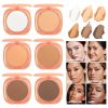 High Quality Long Lasting 6 Colors Natural Waterproof Matte Concealer Oil Control Setting Pressed Powder