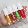 Wholesale Low MOQ  Fruit Lip Gloss Moisturizing Clear Transparent Waterproof Mineral Liquid Lip Oil
