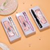 Custom Highlighter Eyeliner Lip Liner Eyebrow Pencil Waterproof Lasting 4 in 1 Makeup Pen Set With Pencil Refill