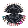 Custom Private Label 25 Colors Lip Liners Pen Custom Logo Cruelty Free Matte Lipliner Pencil White Black Lip Liner