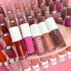Wholesale Round Tube 50 Colors Vegan Long Lasting Matte Waterproof Non-sticky Lip Gloss Liquid Lipstick Custom Logo