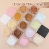 Custom small batch custom cosmetics Vegan Waterproof Pink Loose Powder Private Label Oil Control Makeup Setting Powder