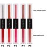 2 in 1 Lip Gloss & Eyeliner Mousse Liquid Lipstick Moisturizing Waterproof Long Lasting Shimmer Custom Logo
