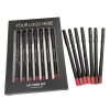 Custom Logo 7Pcs/Set Lipliner Long Lasting Makeup Non-stick Cup Waterproof Lipstick Set Pen Matte Lip Liner Pencil