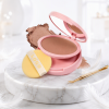 Wholesale Private Label Makeup Vegan Single Highlighter Palette Shimmer Compact Cream Waterproof Face Highlighter Pressed Form