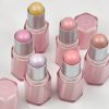 Custom logo Creamy Texture Face Highlighter Private Label Highlighter Makeup Waterproof Duochrome Face Highlighter Stick
