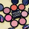 Custom Logo 15 Colors Cheek High Pigment Long Lasting Waterproof Pressed Powder Blush Compact powder blush